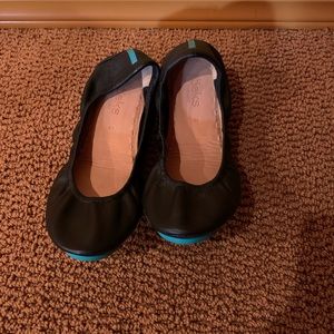 Tieks Black Flats